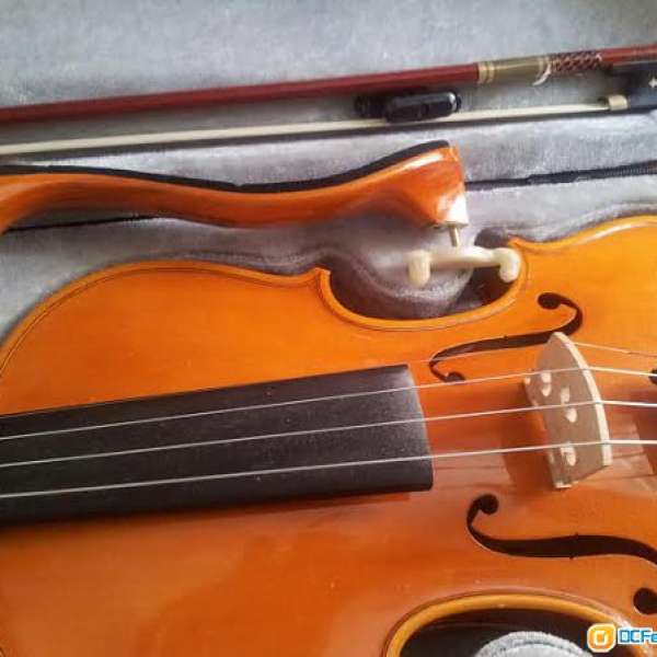 christina V07 4/4高級手工虎紋小提琴 古典亮光