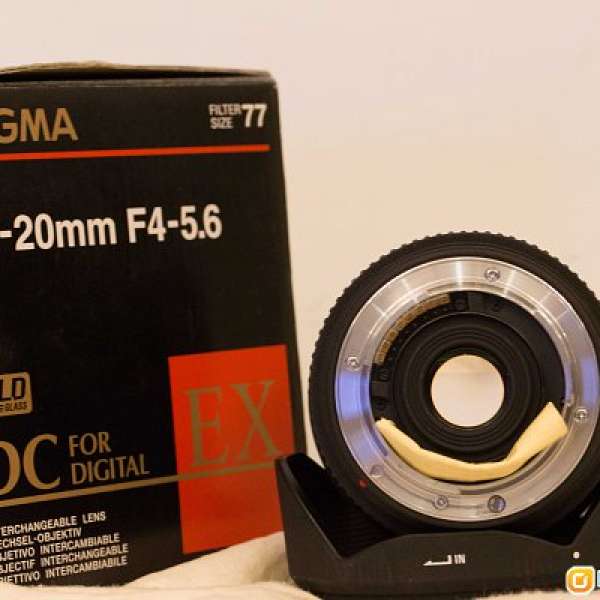 Sigma 10-20mm F4-5.6 EX DC (SONY, A-Mount) A77, A77 2代, A65, A58