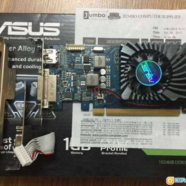 ASUS NVIDIA GEFORCE GT610 1GB DDR3 Low Profile有單有保