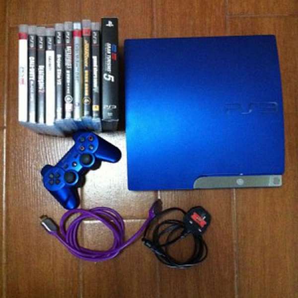 PS3 藍色主機連十隻游戲