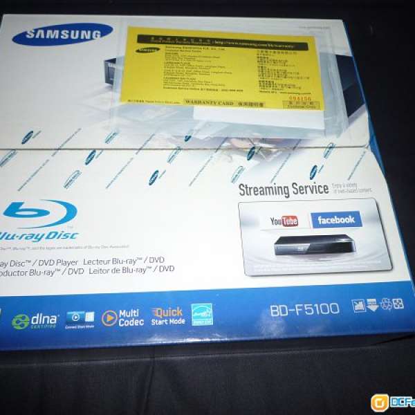 全新Samsung BD-F5100 藍光影碟播放機