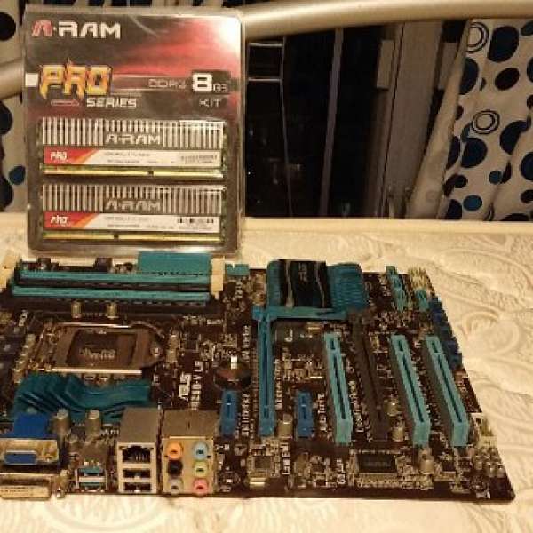 A-Ram DDR3 1600Mhz 8GB Kit / Asus Z68-V LE