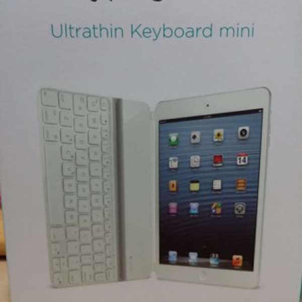 Logitech Ultra Thin Keyboard for iPad Mini 1/2/3 (白色)