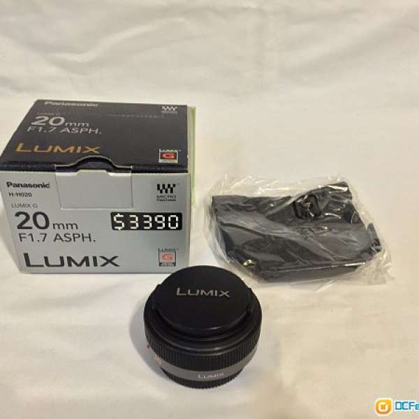 Panasonic LUMIX G 20mm / F1.7 ASPH (olympus可用) m43餅鏡