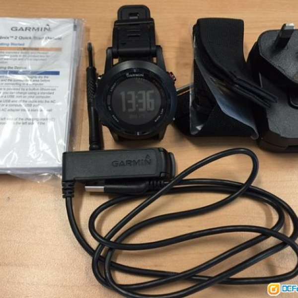 95% new Garmin Fenix 2 GPS watch 不連心跳帶版本 (not suunto ambit)