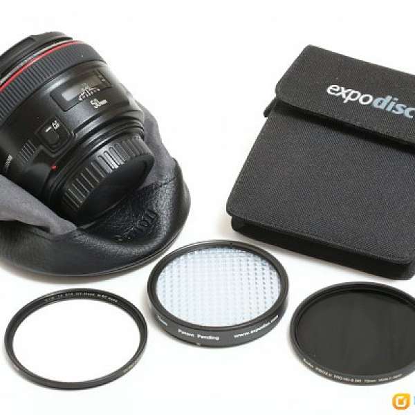 Canon EF 50mm f/1.2L USM Lens 送B+W Filter, Kenko ND Filter, Expodisc