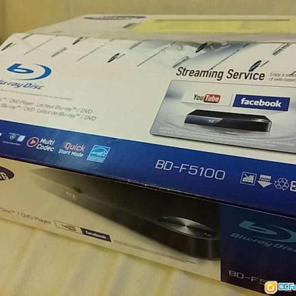 全新 SAMSUNG BD-F5100 藍光碟機