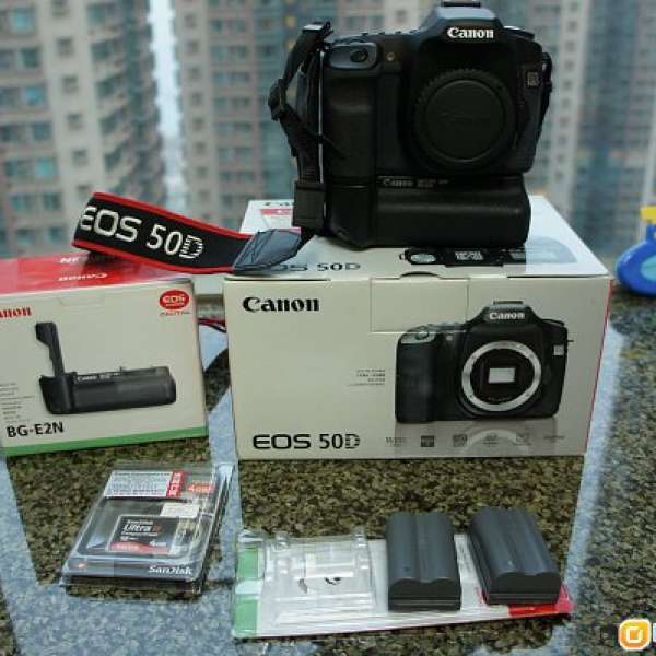 Canon 50D 淨機連原廠直倒+兩原廠電