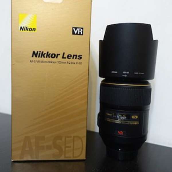 NikonAF-S105mm MICRO ED  f/2.8G