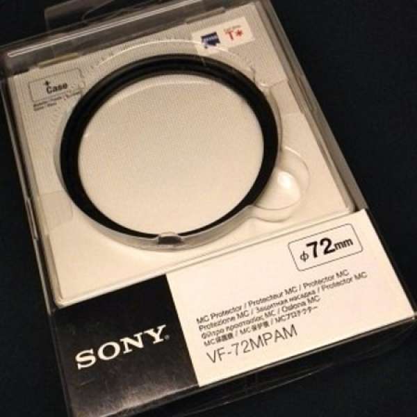 99.9%新 日本製 Sony VF-72MPAM 72MM SONY CARL ZEISS T* MC PROTECTOR 濾鏡