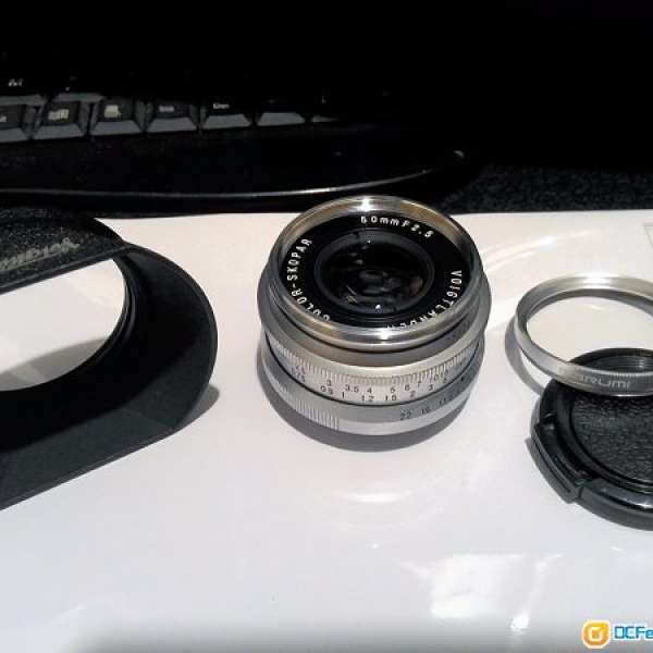 絕版voigtlander 50 2.5 ltm 銀鏡, Leica, Sony A7 無反可用