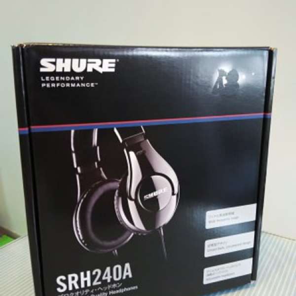 Shure SRH240A Headphone 100% 全新未開盒