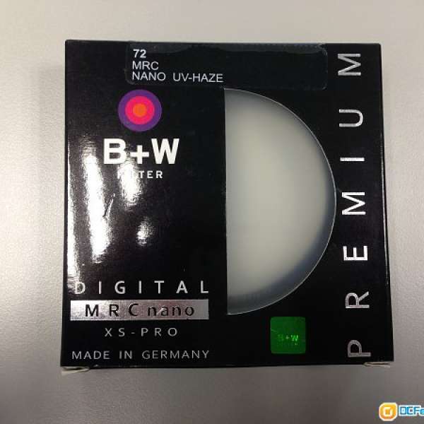 B+W 72mm MRC nano XS-PRO UV HAZE filter