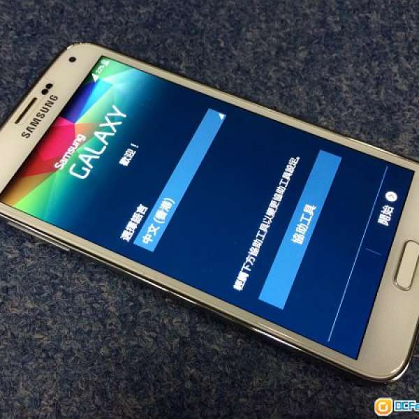 99%NEW 白色Samsung GALAXY S5