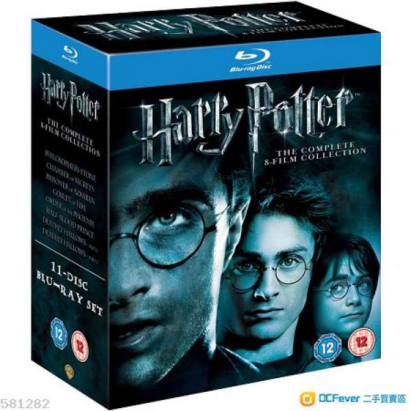 哈利波特全集英文聲道英文字幕Harry Potter - The Complete 8-Film Collection (Bl...