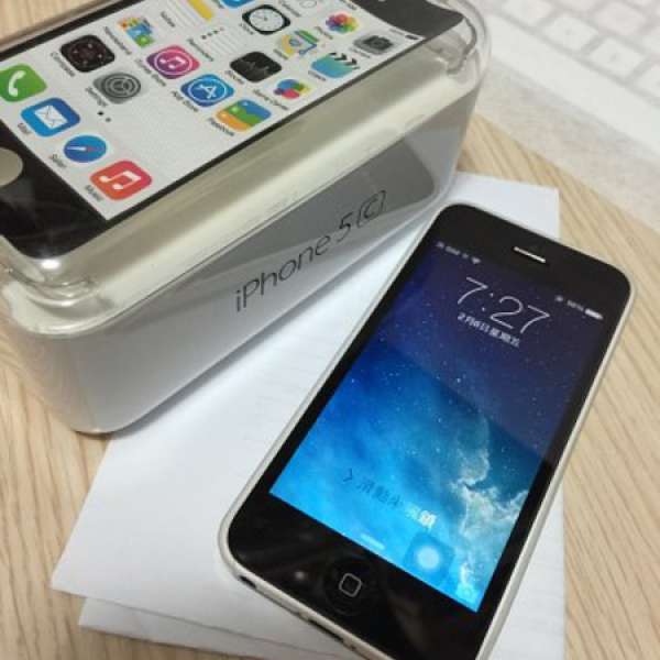 iPhone 5c 32G White 白 iOS 7.1.2