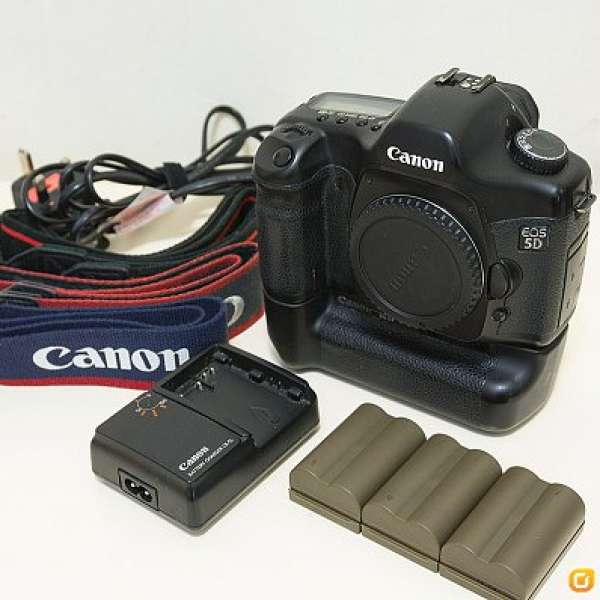 Canon 5D (mark I) 連BG-E4直倒