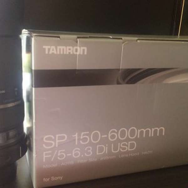 Tamron SP 150-600mm F/5-6.3 Di VC USD (Model A011) for SONY A-Mount