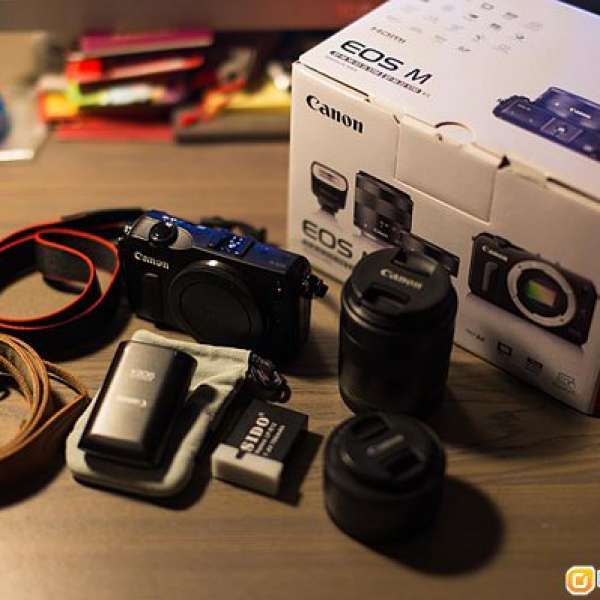 Canon EOS M , 18-55mm , 22mm , 閃光燈90EX