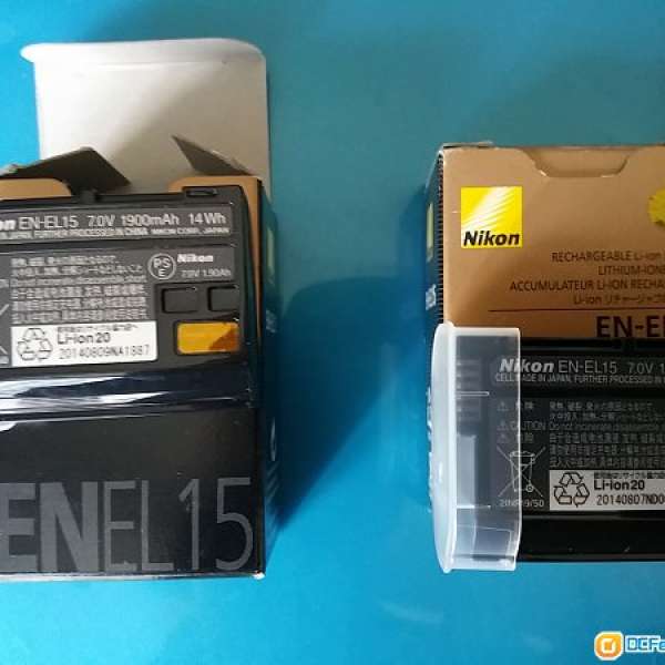 Nikon EN-EL15 Battery 電池