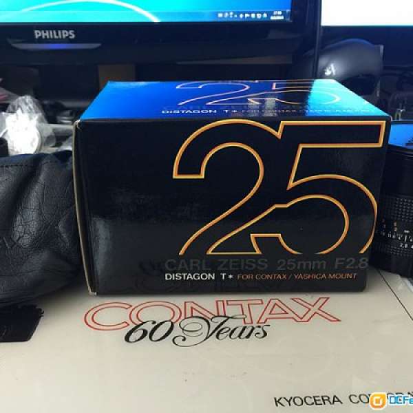 98% New Contax 25mm f/2.8 AEG With box