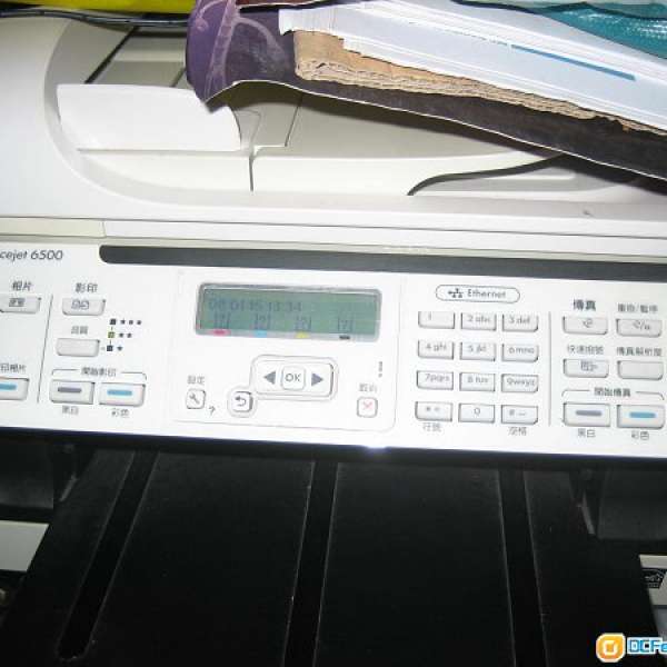 HP Deskjet 6500  影印 列印 掃描 傳真 打印機 加了填充墨盒