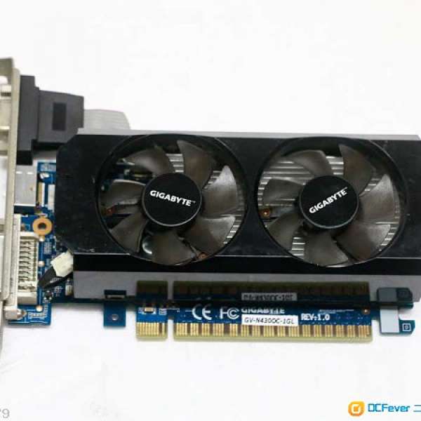 有得試咭後取GIGABYTE GV-N430 oc-1GL REV:1.0顯示card