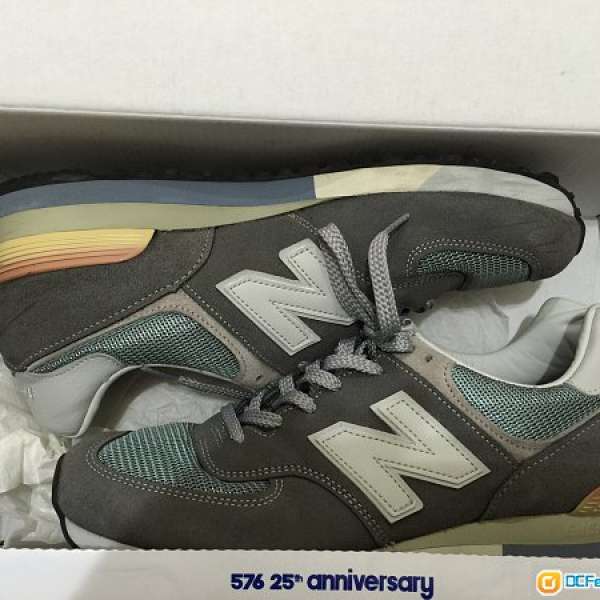 90 % new New Balance 576 灰色 25 週年複刻版size US 10 Made in England