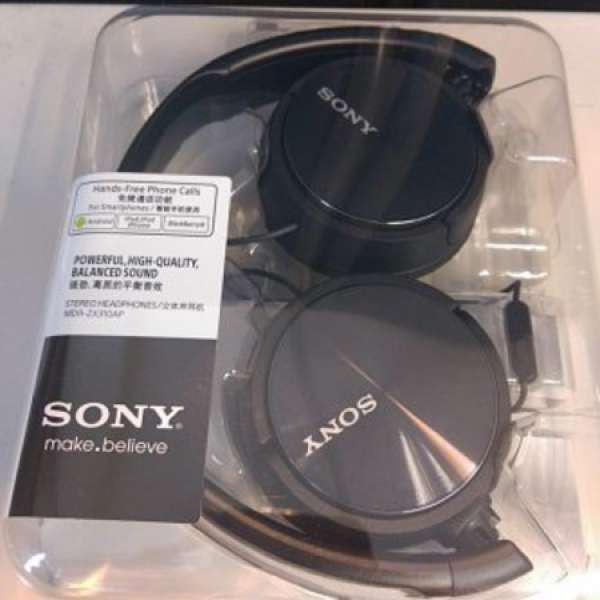 全新SONY耳筒 官方價$238 MDR-ZX310AP