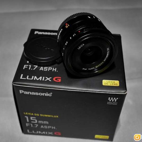 Panasonic Leica 15mm F1.7 (Black)