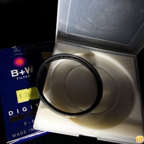 USED / B+W F-Pro Digital UV-Haze MRC Filter / 58mm