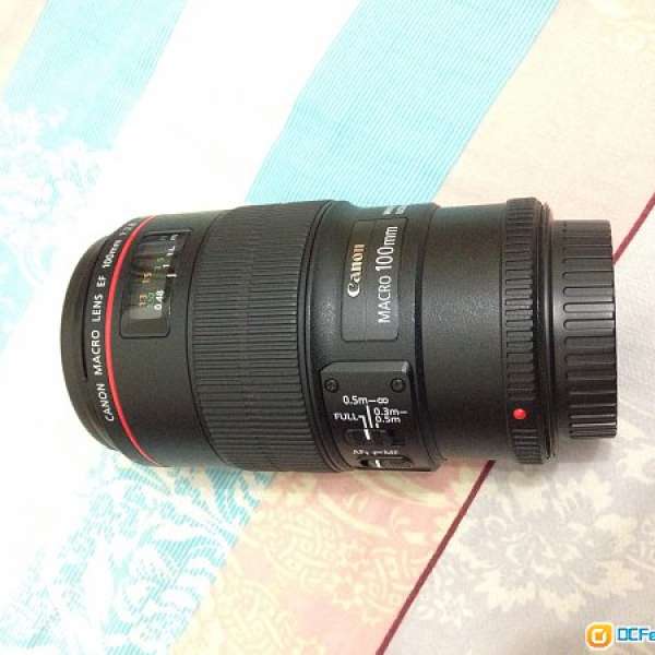 Canon EF 100mm F2.8L MACRO IS USM 99%新