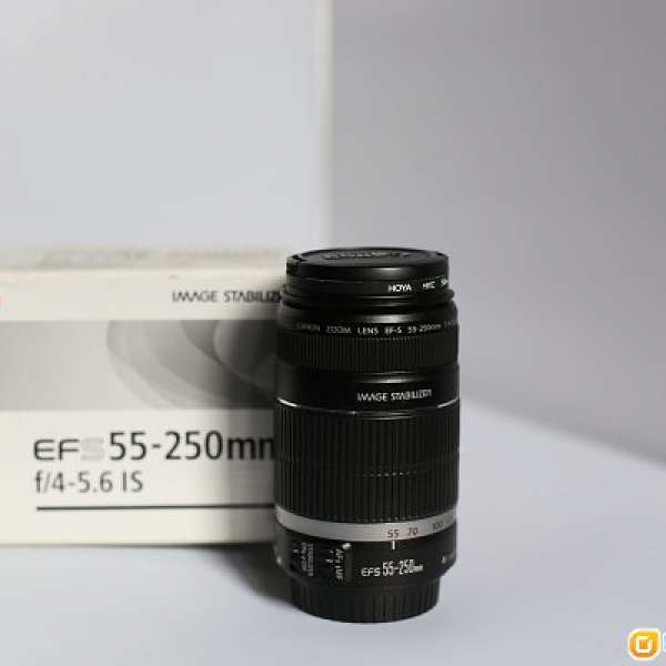 Canon EF-S 55-250mm F4-5.6 IS, 送HOYA filter