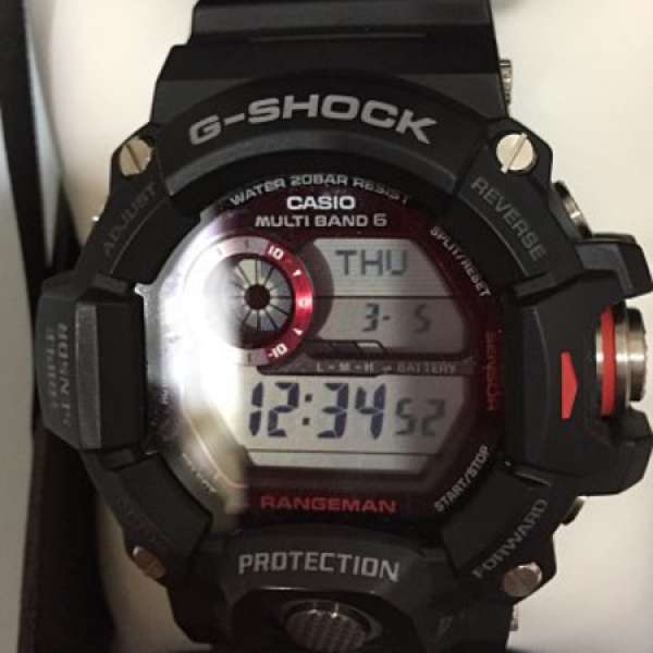 90%new  日版 Casio G-SHOCK Rangeman 碳纖錶帶 GW-9400