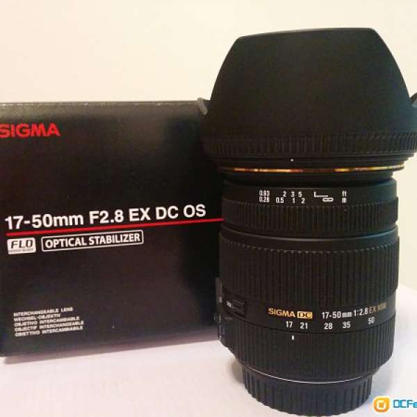 Sigma f2.8 17-50mm EX DC OS HSM