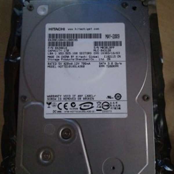 1TB 3.5" HDD X 2