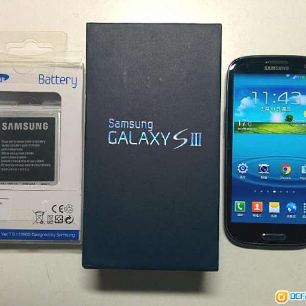 [出售] 行貨 Samsung Galaxy S3 3G 藍色 有盒有單