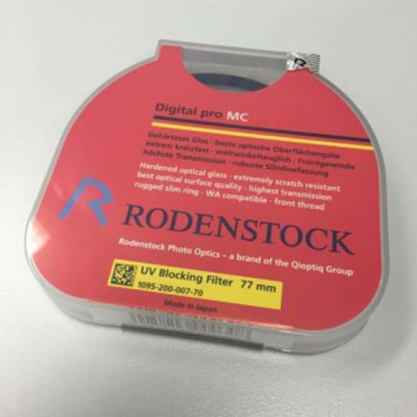 Rodenstock Digital Pro MC UV Blocking Filter 77mm