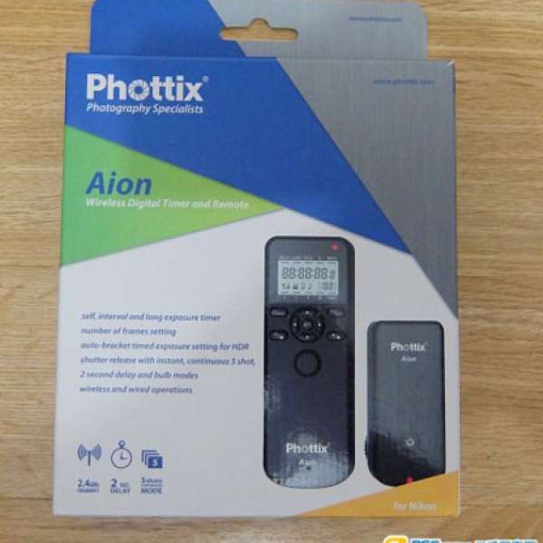 Phottix Aion 無線定時搖控 for Nikon