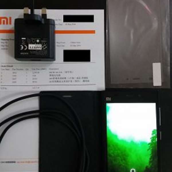 小米3 Mi3 香港行貨 16GB 90%新 黑色 包行保護套行保護貼行牛 平賣$888