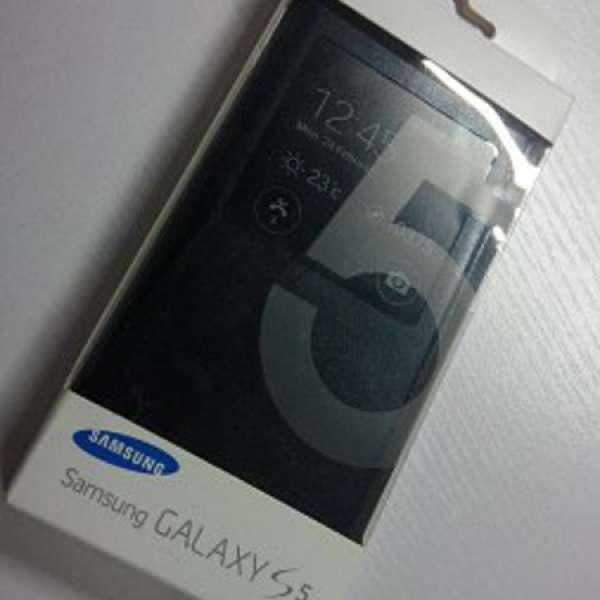 全新原裝 Samsung Galaxy S5 S view cover (黑色)