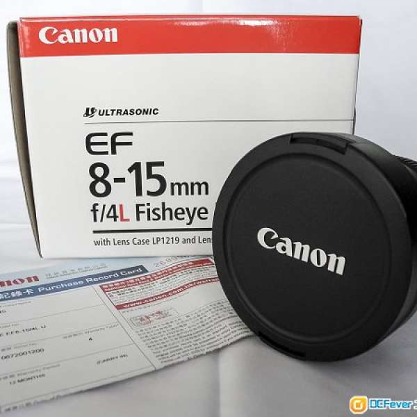 Canon EF 8-15mm USM Fisheye