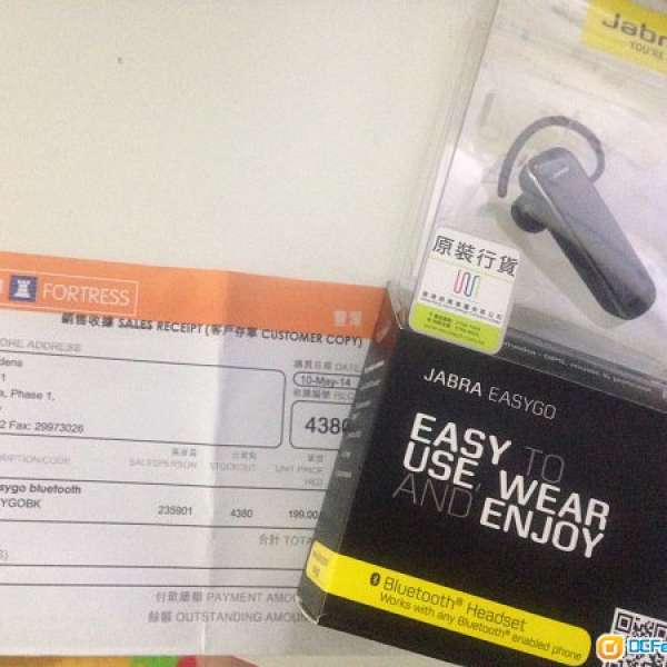 JABRA EASYGO Bluetooth Headset 藍芽耳機 9成新有盒