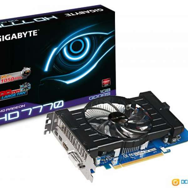 GIGABYTE 1GB GDDR5 HD7770 OC<GV-R777OC-1GD>