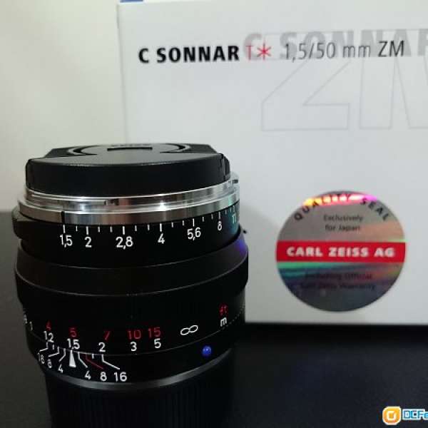 售: ZEISS C Sonnar T 1,5/50 mm ZM in Black