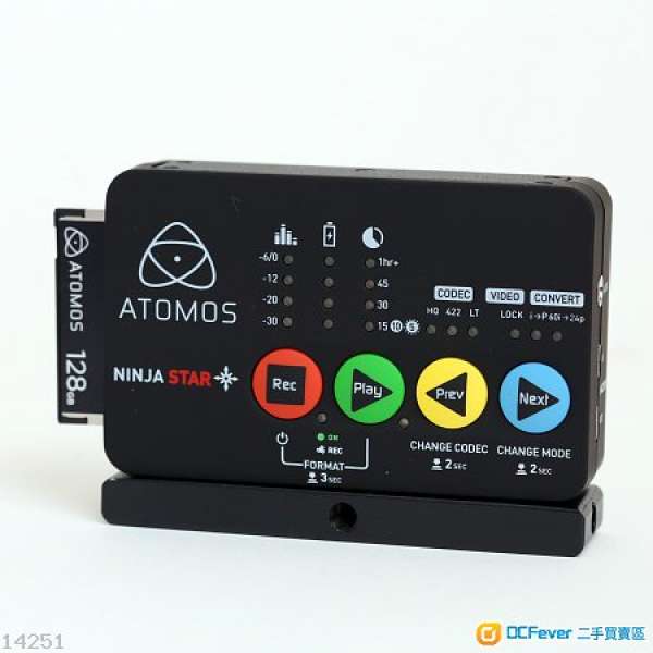 ATOMOS NINJA STAR 全套連128GB CFast