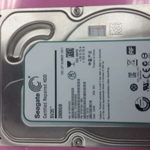 Seagate 2TB Certified Repaired HDD