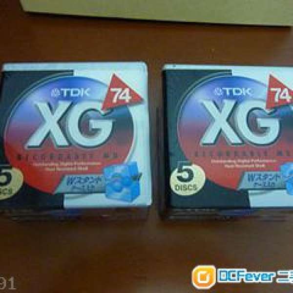 全新 TDK XG RECORDABLE MD