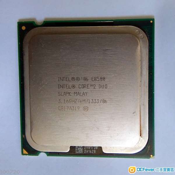 Intel E8500 socket 775 雙核 CPU 3.16Ghz , 1333 MHz FSB