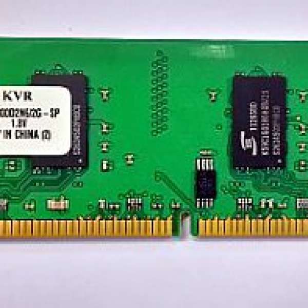 Kingston DDR2 2G Desktop RAM 雙面一條 KVR800D2N6/2G-SP